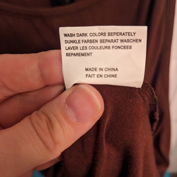 LouKeith long flowy tank brown size M - Picture 6 of 6